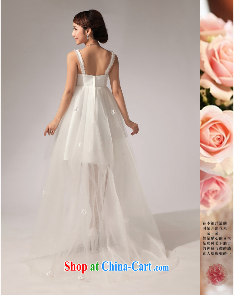 Baby bridal wedding dresses new paragraph before 2014 after a short drag wood drilling small dress dress the wedding dress summer white XXL pictures, price, brand platters! Elections are good character, the national distribution, so why buy now enjoy more preferential! Health
