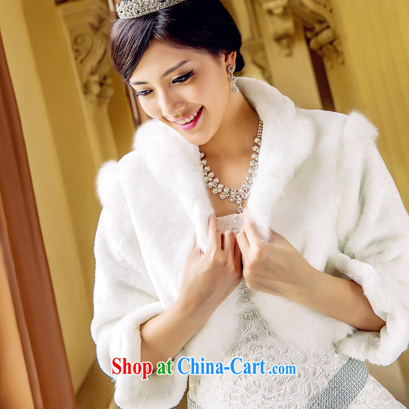 The bride's wedding dress shawl shawl bridal shawl warm shawl bridal long-sleeved shawl 002, a bride, shopping on the Internet