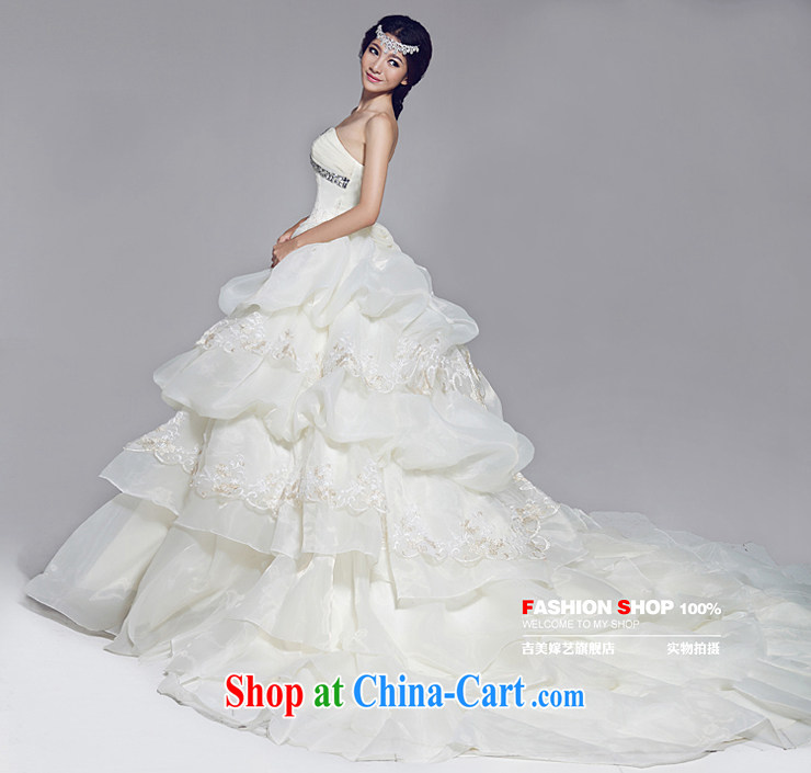 Vladimir Putin, and the wedding dresses Jimmy married arts 2015 new wipe chest Korean Princess skirt 531 bridal wedding champagne color - Tail - Crystal Diamond edition XXXL pictures, price, brand platters! Elections are good character, the national distribution, so why buy now enjoy more preferential! Health