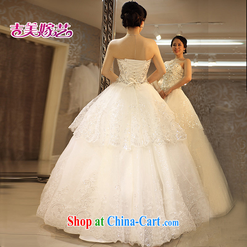 Vladimir Putin, and the wedding dresses, the marriage and the Code wedding 2015 new erase chest Korean Princess skirt 997 bridal wedding dresses ivory-alignment to XXXL, Jimmy married arts, online shopping