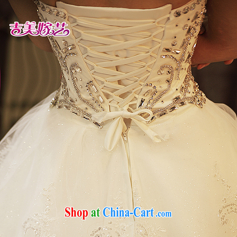 Vladimir Putin, and the wedding dresses, the marriage and the Code wedding 2015 new erase chest Korean Princess skirt 997 bridal wedding dresses ivory-alignment to XXXL, Jimmy married arts, online shopping