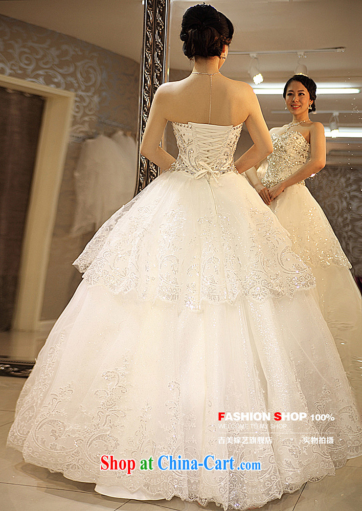 Beijing, and the wedding dresses, the marriage and the Code wedding 2015 new erase chest Korean Princess skirt 997 bridal wedding ivory - with XXXL pictures, price, brand platters! Elections are good character, the national distribution, so why buy now enjoy more preferential! Health