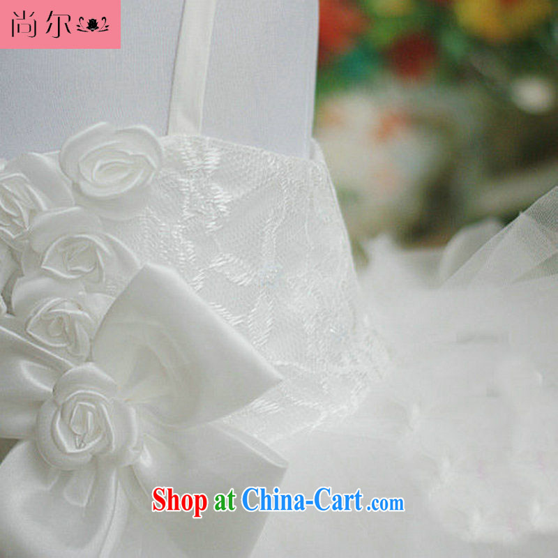 Taiwan's population 2013 new children's wedding shaggy cluster performance dress clothes Kids Wear dress flower girl dresses 2160 XS white 10 yards, it's a, online shopping