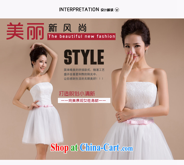 Baby bridal 2014 new bridesmaid dress short bridal toast clothing wedding dresses small Princess evening dress white XXL pictures, price, brand platters! Elections are good character, the national distribution, so why buy now enjoy more preferential! Health