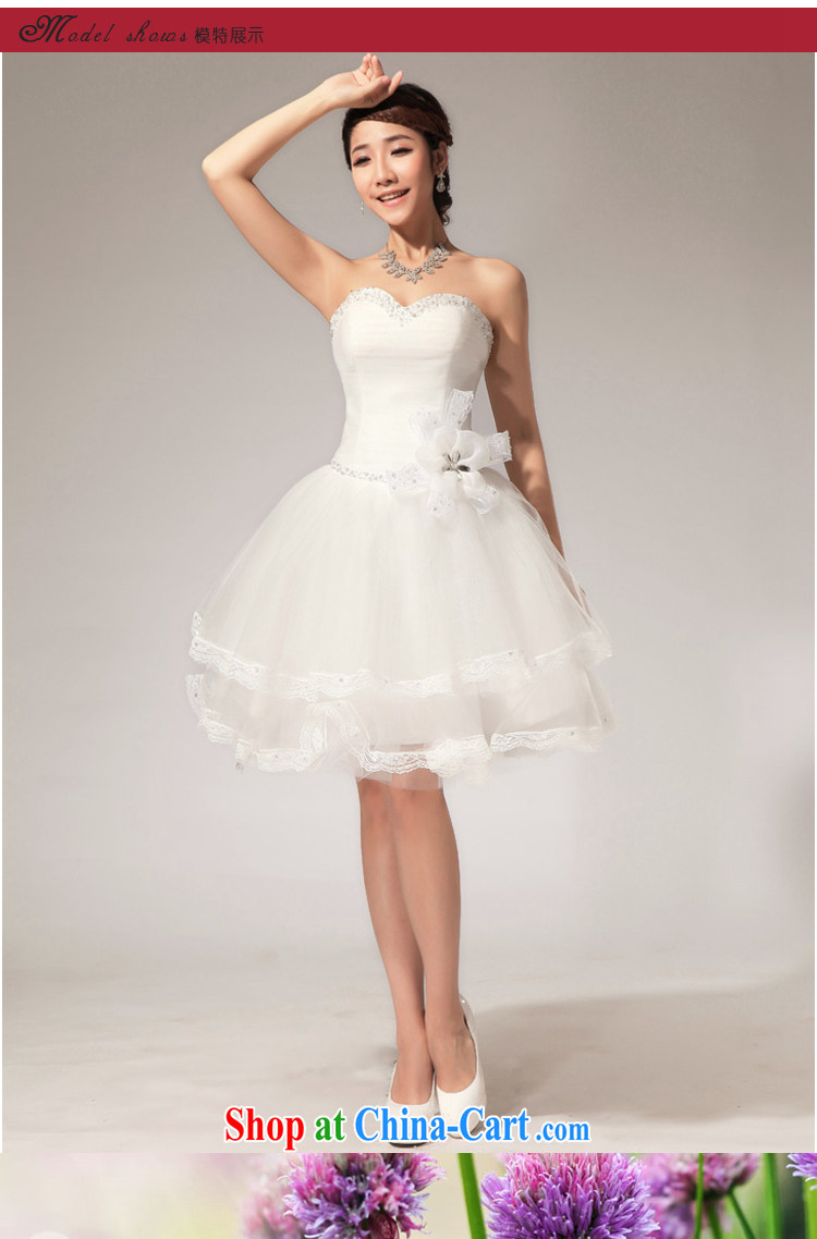Baby bridal 2013 Korean wedding dresses bare chest V collar inserts drill manual lace lace shaggy small dress skirt white. Do not return/size, message pictures, price, brand platters! Elections are good character, the national distribution, so why buy now enjoy more preferential! Health