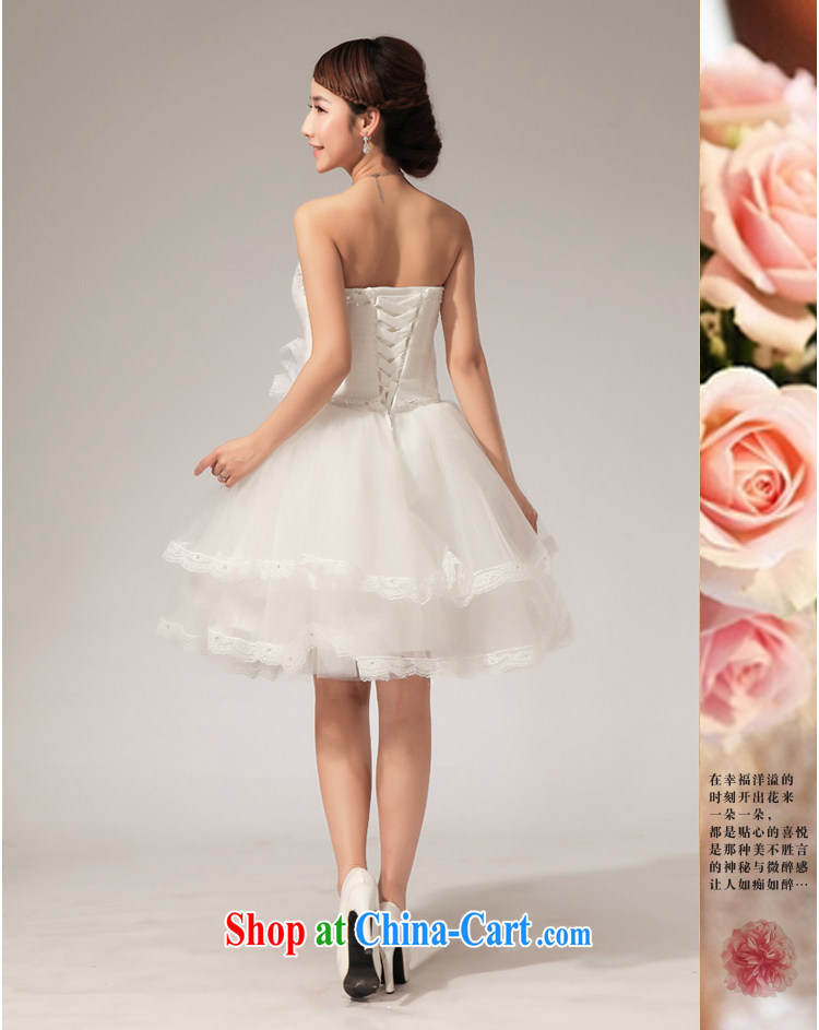Baby bridal 2013 Korean wedding dresses bare chest V collar inserts drill manual lace lace shaggy small dress skirt white. Do not return/size, message pictures, price, brand platters! Elections are good character, the national distribution, so why buy now enjoy more preferential! Health