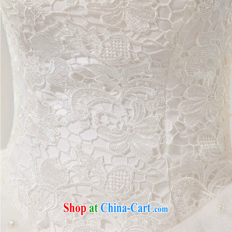 Baby bridal 2014 new wedding sweet elegant Korean sweet retro bridal wedding wedding dresses white L, my dear bride (BABY BPIDEB), online shopping