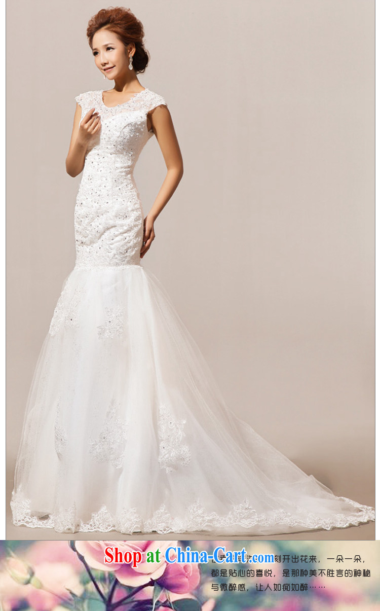 Baby bridal 2014 new Angel lace, small tail married Yi wedding dresses with drama, female white. Do not return - size, message pictures, price, brand platters! Elections are good character, the national distribution, so why buy now enjoy more preferential! Health