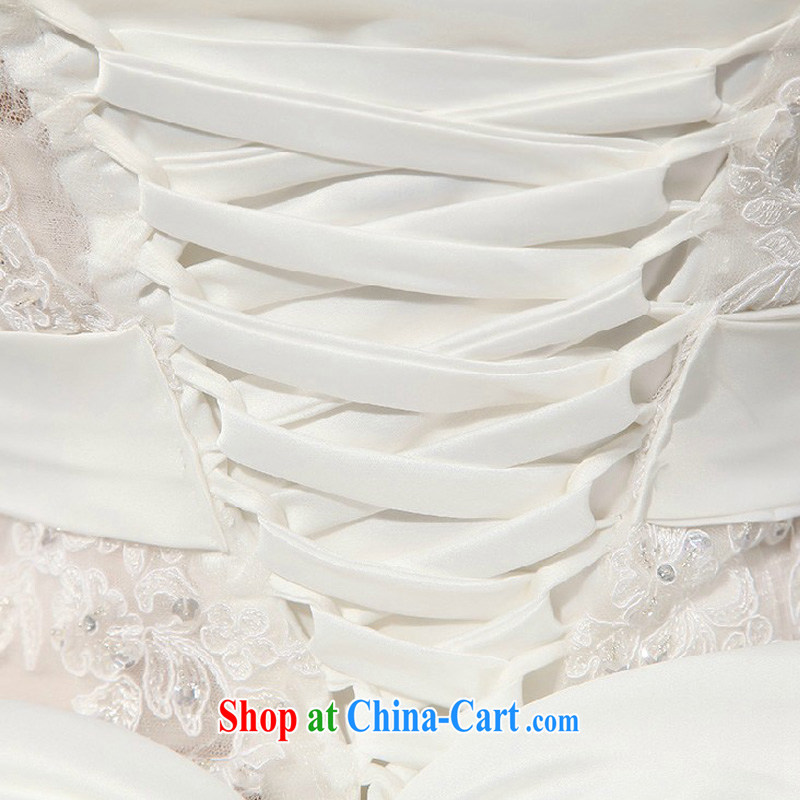 Baby bridal 2014 married Mary Magdalene recommended chest wedding Korean tail hotel church lace wedding wedding outdoor white XL, my dear bride (BABY BPIDEB), online shopping