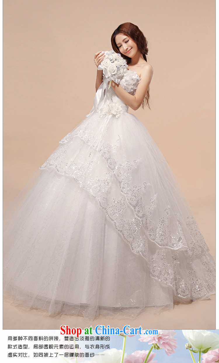Baby bridal wedding dresses 2014 new single shoulder with wedding dresses sweet Princess shaggy dress wedding white M pictures, price, brand platters! Elections are good character, the national distribution, so why buy now enjoy more preferential! Health
