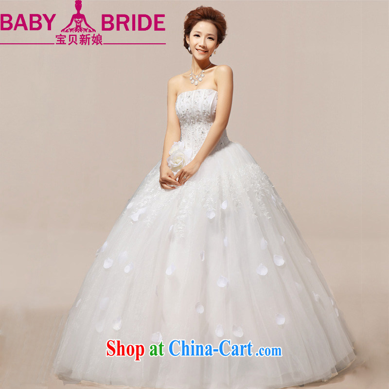 My dear bride spring 2014 new stylish erase chest hotel with star sweet wedding Korean dress upscale version XXL