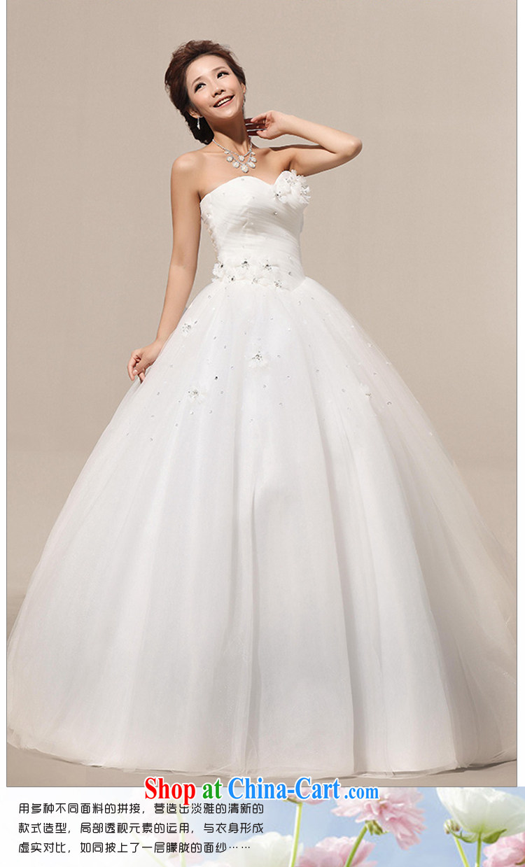 Baby bridal 2014 New on the new Manual flowers large skirts retro white bride Korean wedding dresses white XXL pictures, price, brand platters! Elections are good character, the national distribution, so why buy now enjoy more preferential! Health