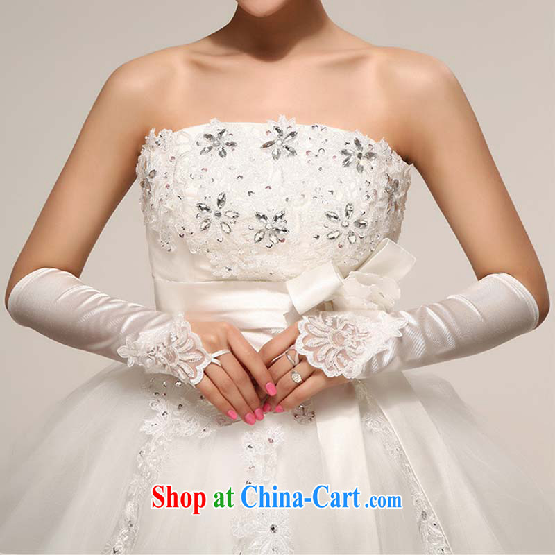 My dear bride photo building photography, bridal wedding dresses Evening Dress Evening Dress/lace satin embroidered beads without the white gloves, my dear Bride (BABY BPIDEB), shopping on the Internet