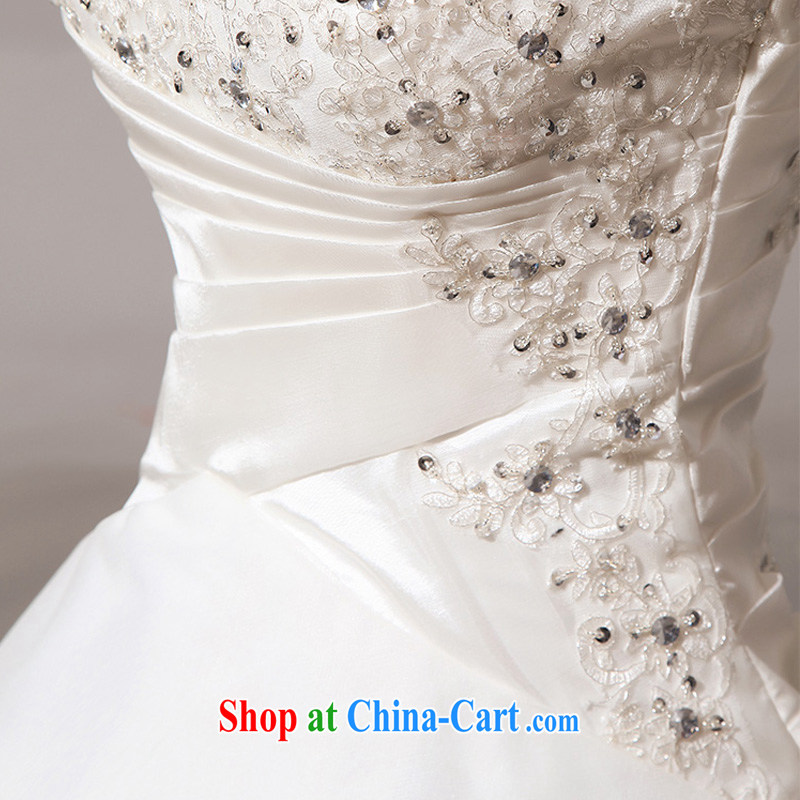 Baby bridal spring 2014 recommended cultivating retro tie shaggy Korean wedding dresses First Lady ladies white XXL, my dear Bride (BABY BPIDEB), shopping on the Internet
