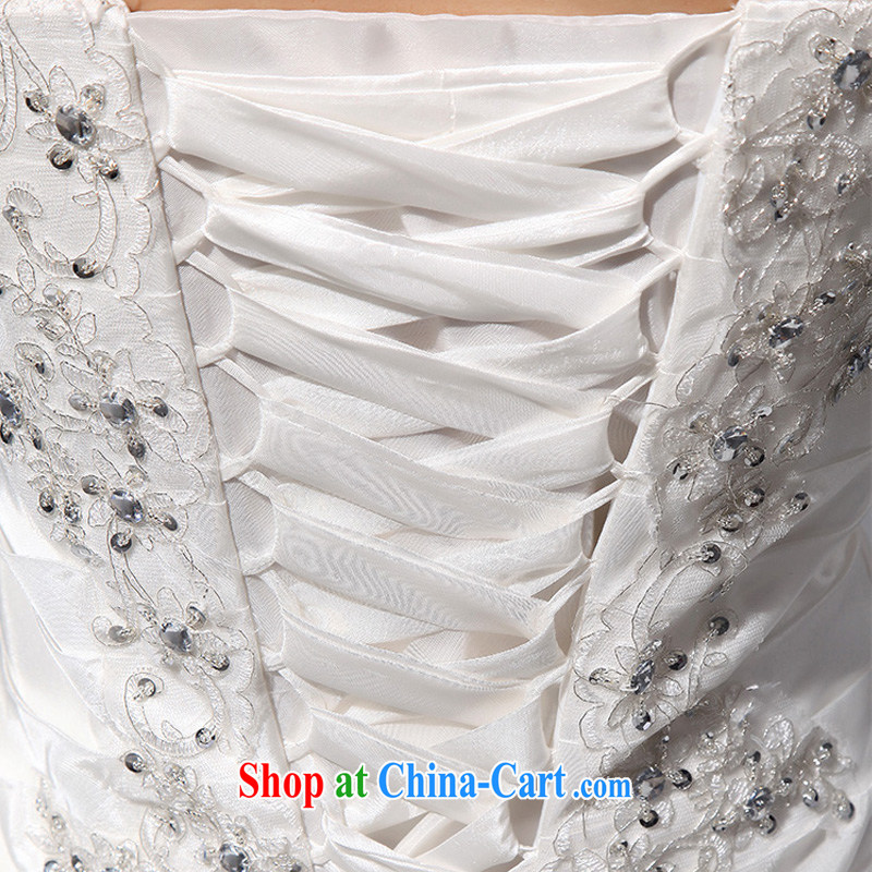 Baby bridal spring 2014 recommended cultivating retro tie shaggy Korean wedding dresses First Lady ladies white XXL, my dear Bride (BABY BPIDEB), shopping on the Internet