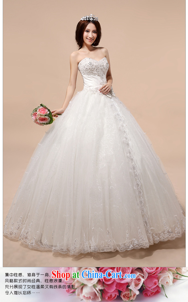 Baby bridal wedding dresses 2014 new Korean wiped chest wedding grid yarn tie pregnant wedding white XXL pictures, price, brand platters! Elections are good character, the national distribution, so why buy now enjoy more preferential! Health