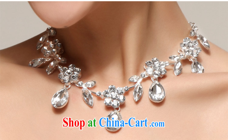 My dear bride Korean silver Luxury Water drilling marriages necklace earrings set bridal wedding jewelry required 49 pictures, price, brand platters! Elections are good character, the national distribution, so why buy now enjoy more preferential! Health