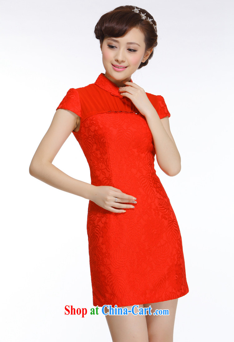 Slim li know 2015 spring new European root yarn parquet drill red cheongsam dress upscale sophisticated Chinese bride replacing QW 010 red XXL pictures, price, brand platters! Elections are good character, the national distribution, so why buy now enjoy more preferential! Health