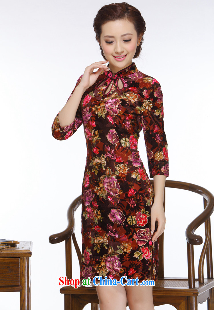 Slim li know 2015 new, improved retro style low-power's pipa ends really wool short cheongsam QC - 13,060 pipa collar XXL pictures, price, brand platters! Elections are good character, the national distribution, so why buy now enjoy more preferential! Health