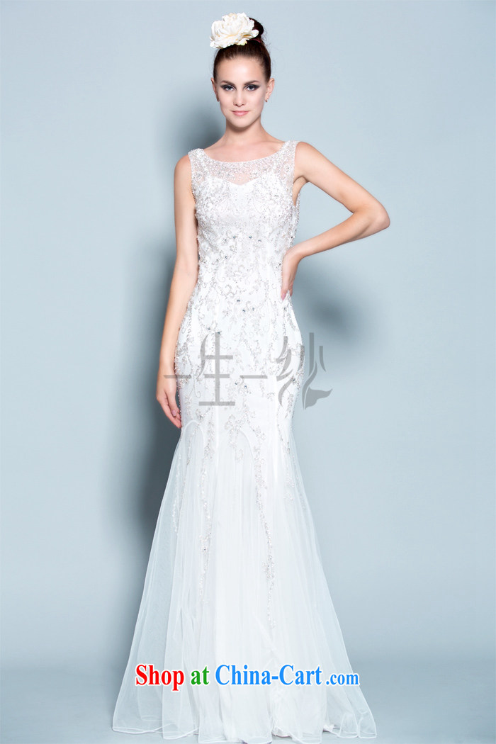 A yarn wedding dresses life 2015 new white high pearl diamond bridal wedding dress 30150821 white XXL code 20 days pre-sale pictures, price, brand platters! Elections are good character, the national distribution, so why buy now enjoy more preferential! Health