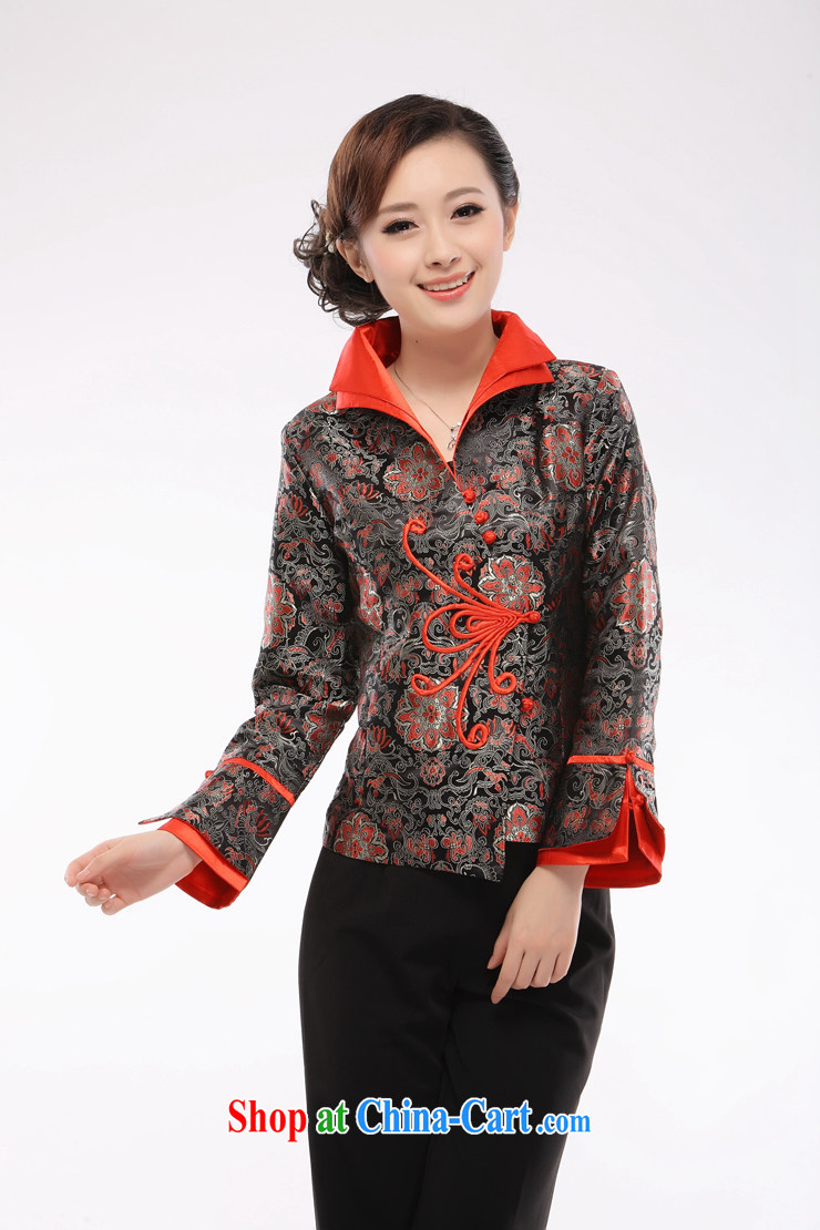 The slim li know as soon as possible brocade coverlets standard Chinese spring and autumn, the T-shirt Chinese long-sleeved dress jacket 2015 QR 54 red S pictures, price, brand platters! Elections are good character, the national distribution, so why buy now enjoy more preferential! Health