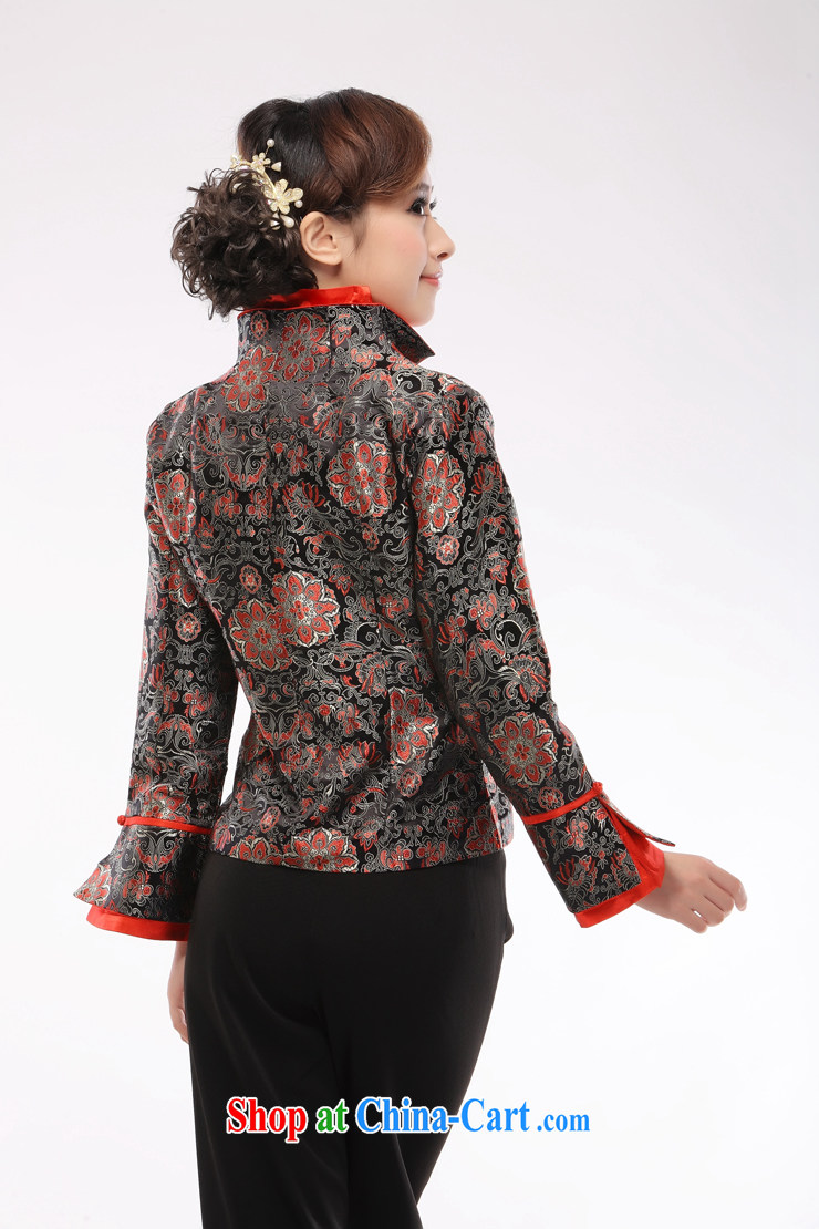 The slim li know as soon as possible brocade coverlets standard Chinese spring and autumn, the T-shirt Chinese long-sleeved dress jacket 2015 QR 54 red S pictures, price, brand platters! Elections are good character, the national distribution, so why buy now enjoy more preferential! Health