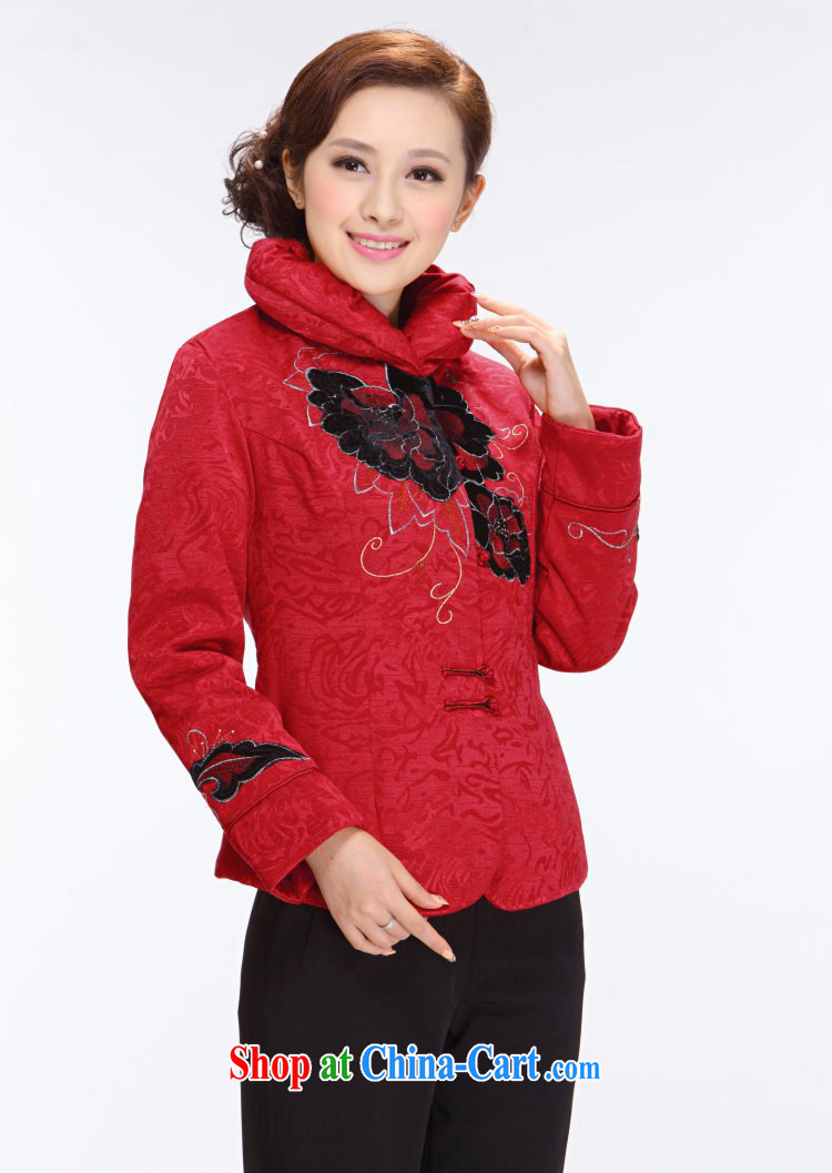 Tang Women's clothes winter clothes 2013 new middle-aged and older mothers temperament and stylish Sau San Tong replacing T-shirt jacket red 5XL pictures, price, brand platters! Elections are good character, the national distribution, so why buy now enjoy more preferential! Health