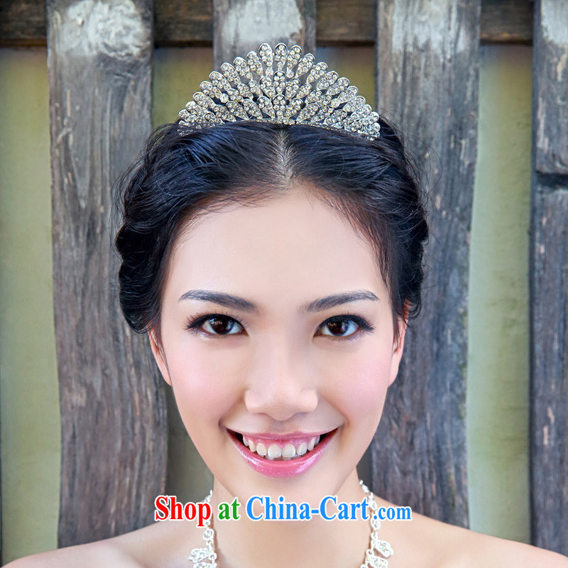 The bride's bridal headdress bridal accessories bridal jewelry and ornaments wedding Crown 107, a bride, and shopping on the Internet