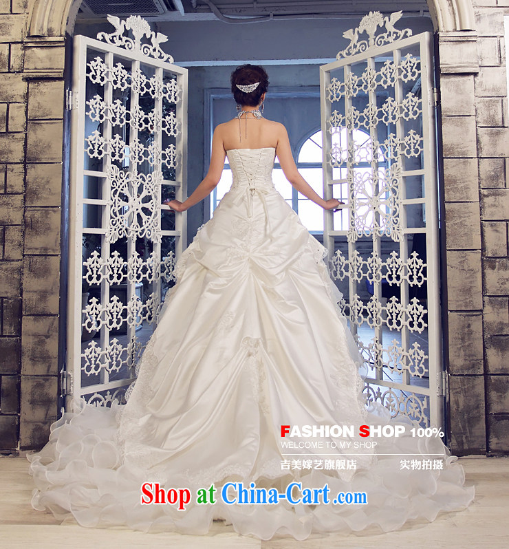 Vladimir Putin, and the wedding dresses, marry us performing arts 2015 new Korean wiped chest Princess skirt sweet tail 625 bridal wedding Ivory with XXXL pictures, price, brand platters! Elections are good character, the national distribution, so why buy now enjoy more preferential! Health