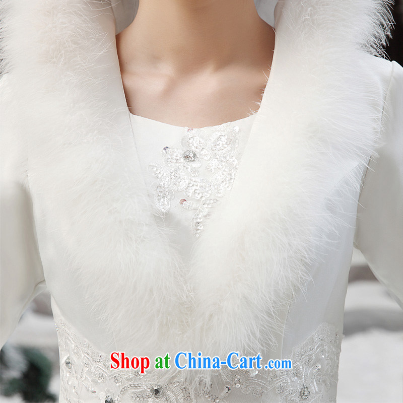 Moon 珪 guijin 2014 new cotton wedding dresses, For horn Princess long-sleeved one shoulder warm with wedding dresses white M code from Suzhou shipping, 珪 Keun (guijin), online shopping