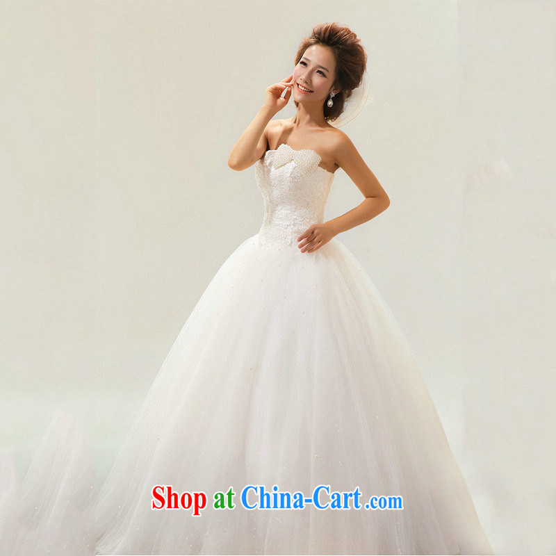 There are optimized color Kingfisher Korean sweet bow-tie lace bridal wedding dresses XS 5234 white XXL, yet also optimize their swords into plowshares, and shopping on the Internet