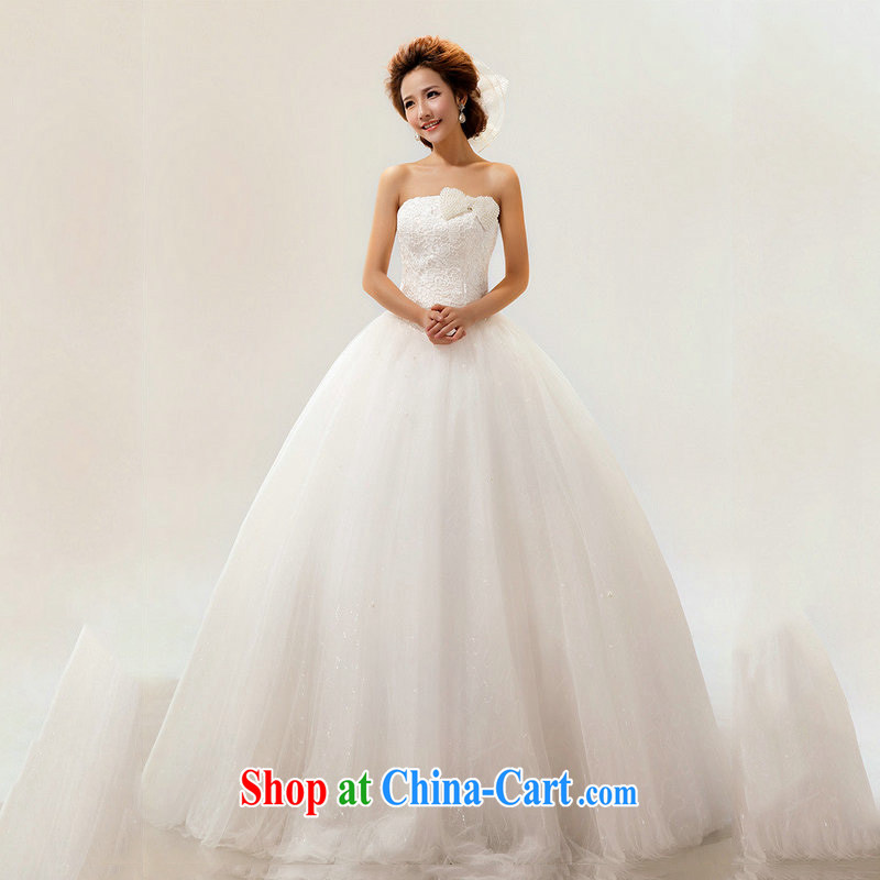 There are optimized color Kingfisher Korean sweet bow-tie lace bridal wedding dresses XS 5234 white XXL, yet also optimize their swords into plowshares, and shopping on the Internet