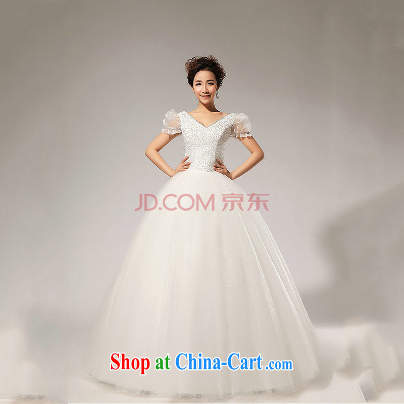 There are optimized color Kingfisher Solid Color bubble cuff pure Princess ivory wedding XS 5232 white XXL, optimize color swords into plowshares, and shopping on the Internet