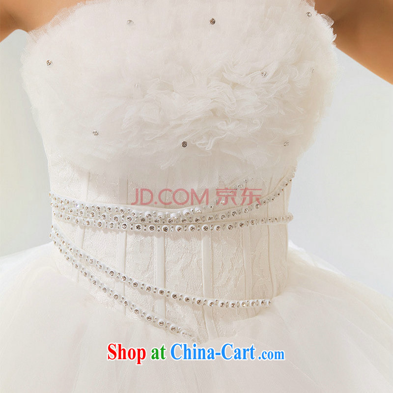 There are optimized color Kingfisher Korean version of the new, imperial lace bare chest straps Princess bride's wedding is not XS 5231 white XXL, yet also optimize their swords into plowshares, and shopping on the Internet