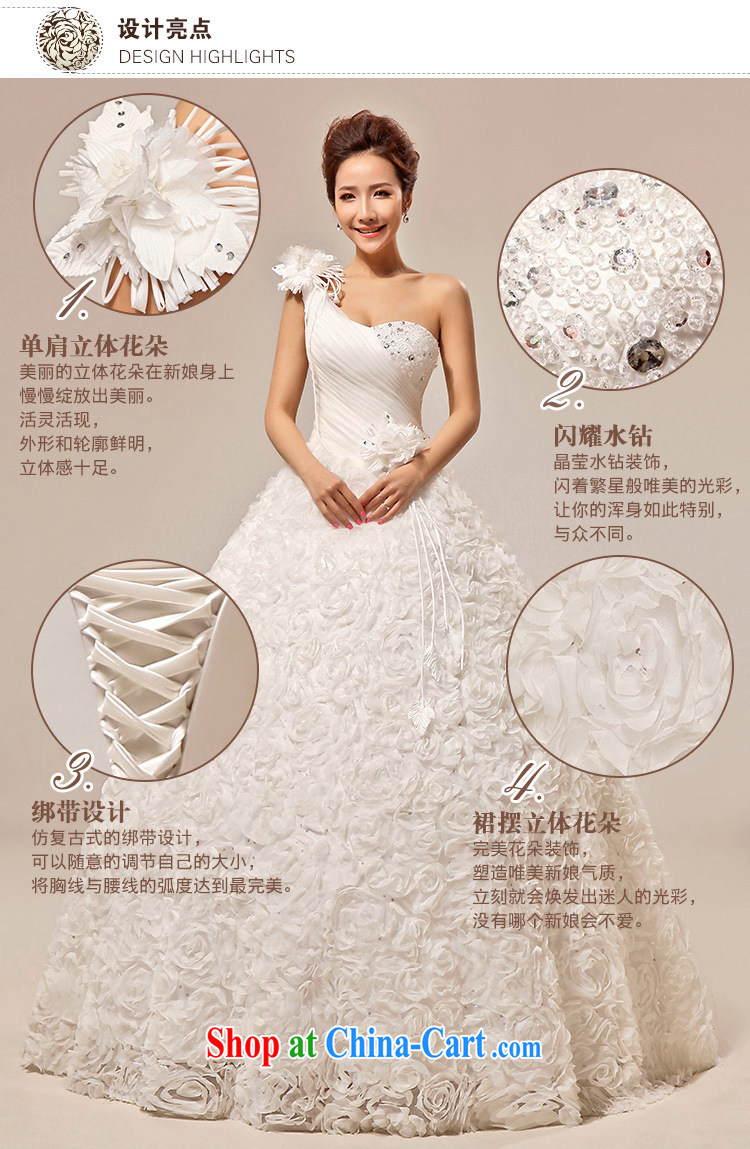 It is also optimized their wedding dresses Korean sweet Princess with bride single shoulder wiped chest wedding XS 5230 white XXL pictures, price, brand platters! Elections are good character, the national distribution, so why buy now enjoy more preferential! Health
