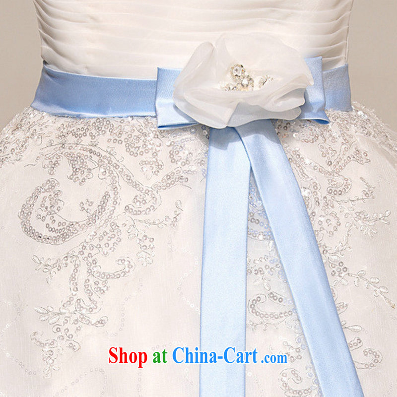 There are optimized color Kingfisher wedding dresses high-waist ribbon graphics thin and elegant with diamond wedding XS 5222 white XXL, yet also optimize their swords into plowshares, and shopping on the Internet
