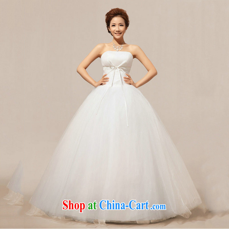 It is also optimized condolence new wedding chest bare sweet wedding dresses XS 5217 white XXL