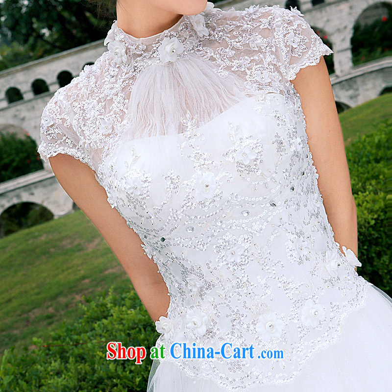 The bride and the wedding at Merlion lace new Korean winter wedding A L 963, a bride, shopping on the Internet