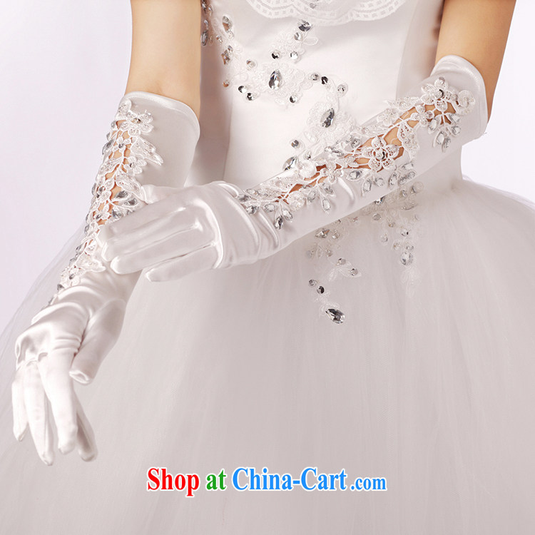 There is embroidery bridal winter marriage show photo building Photo Satin water drilling new lace long gloves white pictures, price, brand platters! Elections are good character, the national distribution, so why buy now enjoy more preferential! Health