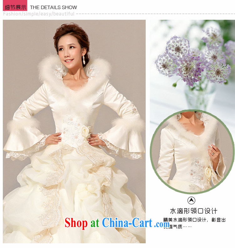 Baby bridal winter wedding Princess bridal long-sleeved with wedding dresses 2014 new winter, cotton wedding Hong Kong fashionable color L pictures, price, brand platters! Elections are good character, the national distribution, so why buy now enjoy more preferential! Health