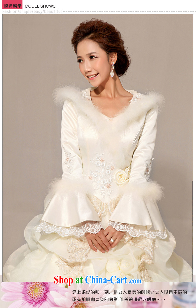 Baby bridal winter wedding Princess bridal long-sleeved with wedding dresses 2014 new winter, cotton wedding Hong Kong fashionable color L pictures, price, brand platters! Elections are good character, the national distribution, so why buy now enjoy more preferential! Health