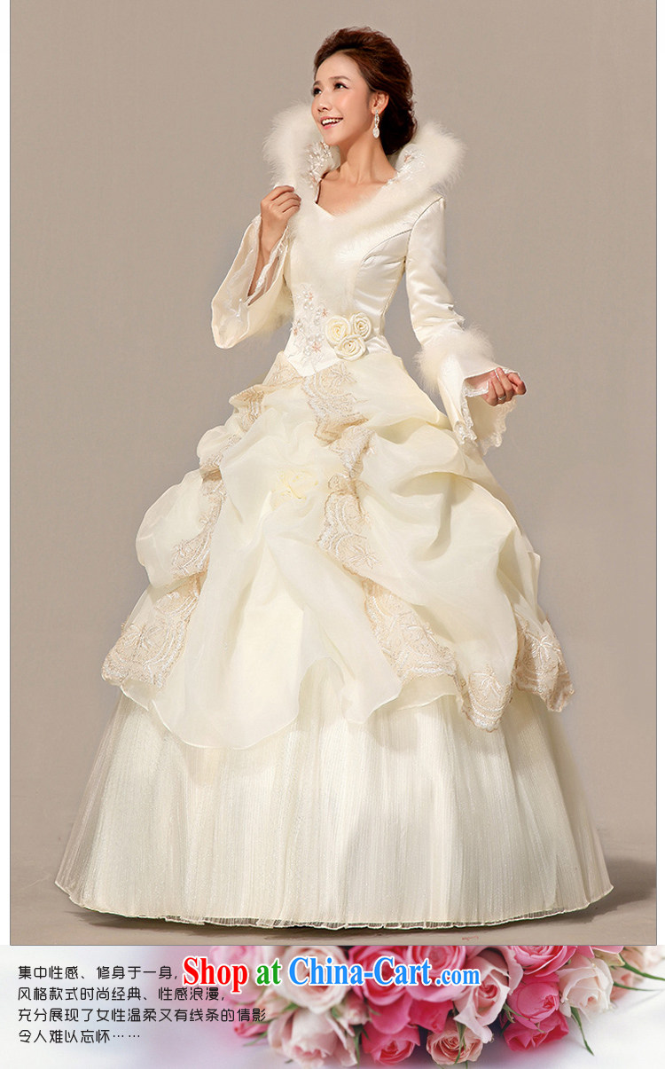 Baby bridal winter wedding Princess bridal long-sleeved with wedding dresses 2014 new winter, cotton wedding Hong Kong fashionable color L pictures, price, brand platters! Elections are good character, the national distribution, so why buy now enjoy more preferential! Health