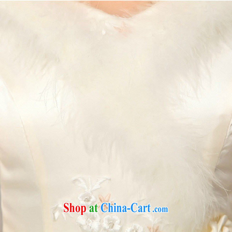 Baby bridal winter wedding Princess bride's long-sleeved with wedding dresses 2014 new winter, cotton wedding Hong Kong fashionable color L, my dear bride (BABY BPIDEB), online shopping