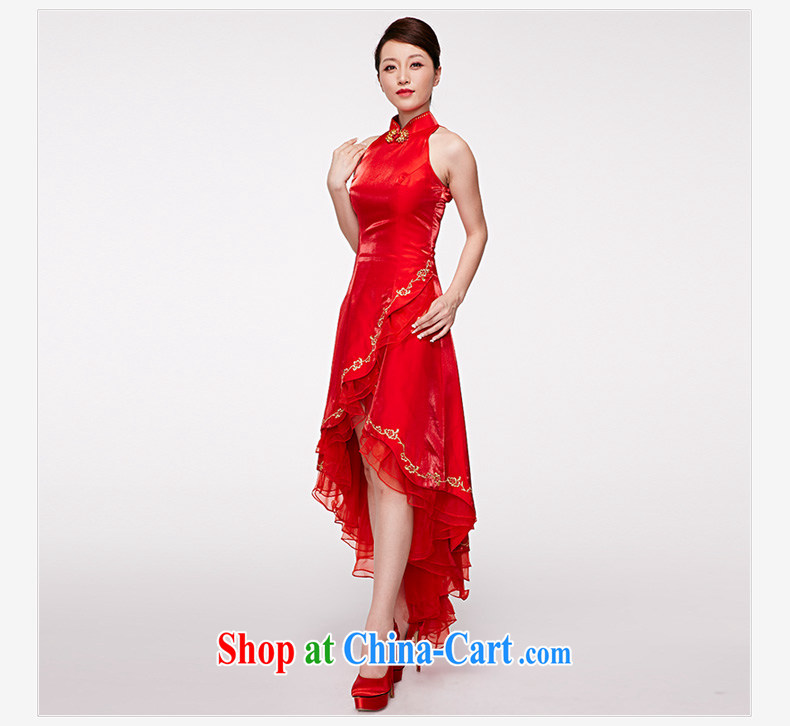 Wood is a qipao 2015 spring and summer new Chinese wedding tail dress elegant bridal long dresses 70,145 05 red XL pictures, price, brand platters! Elections are good character, the national distribution, so why buy now enjoy more preferential! Health