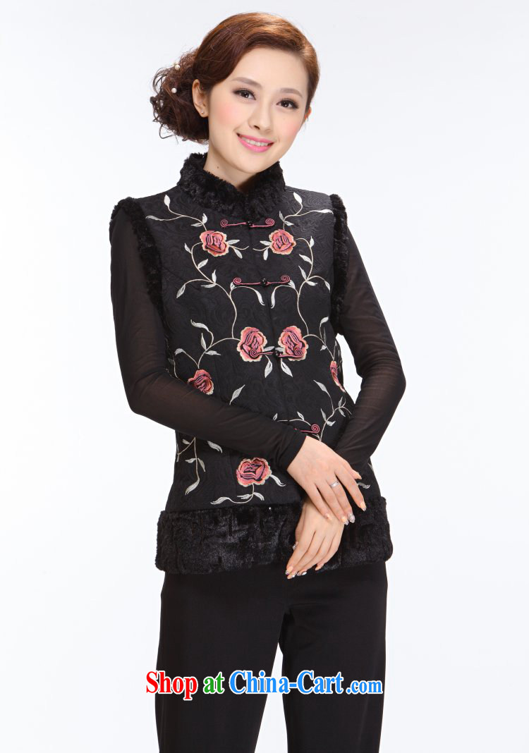 Tang replace Ms. loaded winter 2013 New, Old mother Ma folder jacket Tang Women's clothes J - MJ 04 black 4 XL pictures, price, brand platters! Elections are good character, the national distribution, so why buy now enjoy more preferential! Health