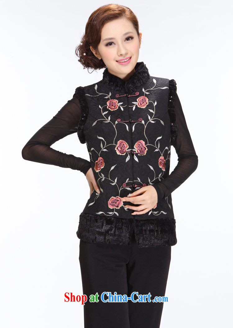 Tang replace Ms. loaded winter 2013 New, Old mother Ma folder jacket Tang Women's clothes J - MJ 04 black 4 XL pictures, price, brand platters! Elections are good character, the national distribution, so why buy now enjoy more preferential! Health