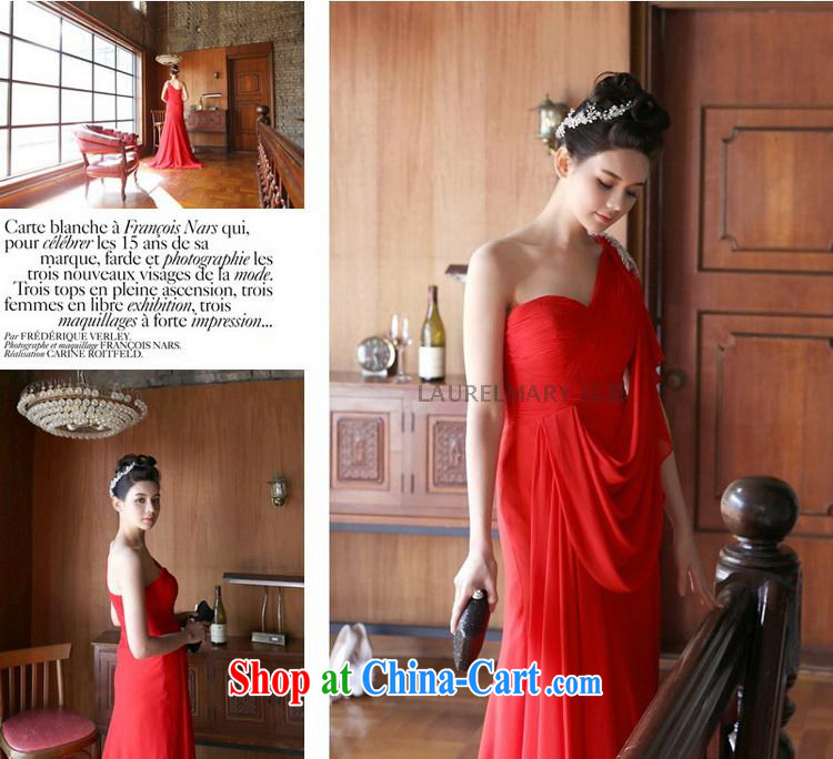 LAURELMARY sponsors the new bridal dresses elegant bridal night toasting ceremony atmosphere serving performances evening dress, such as the large red. size pictures, price, brand platters! Elections are good character, the national distribution, so why buy now enjoy more preferential! Health