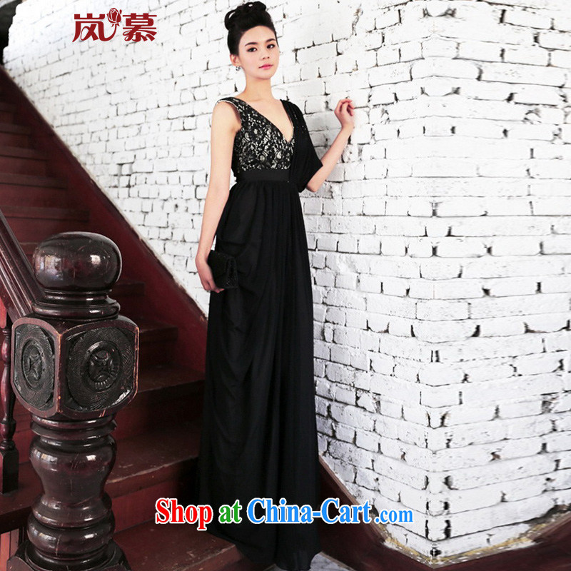 LAURELMARY sponsors the new classy style dress lace single shoulder dress fashion show at night clothing such as the color to size