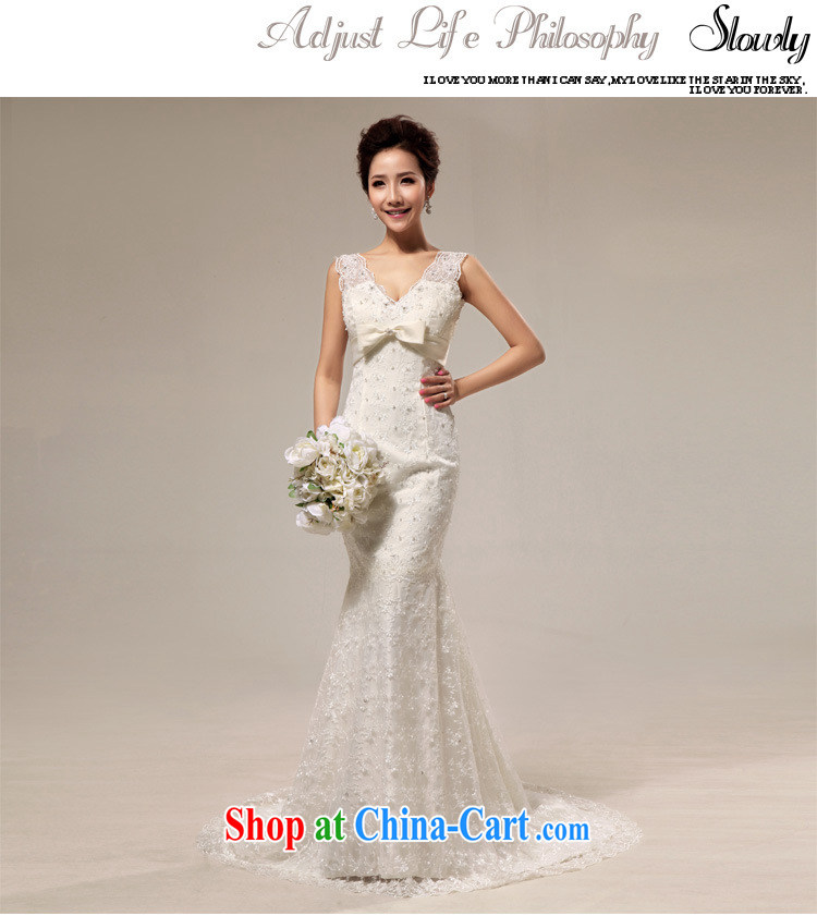 Optimize Hung-Royal retro-sense V Deluxe lace beauty crowsfoot tail bridal wedding XS 7017 M white XXL pictures, price, brand platters! Elections are good character, the national distribution, so why buy now enjoy more preferential! Health