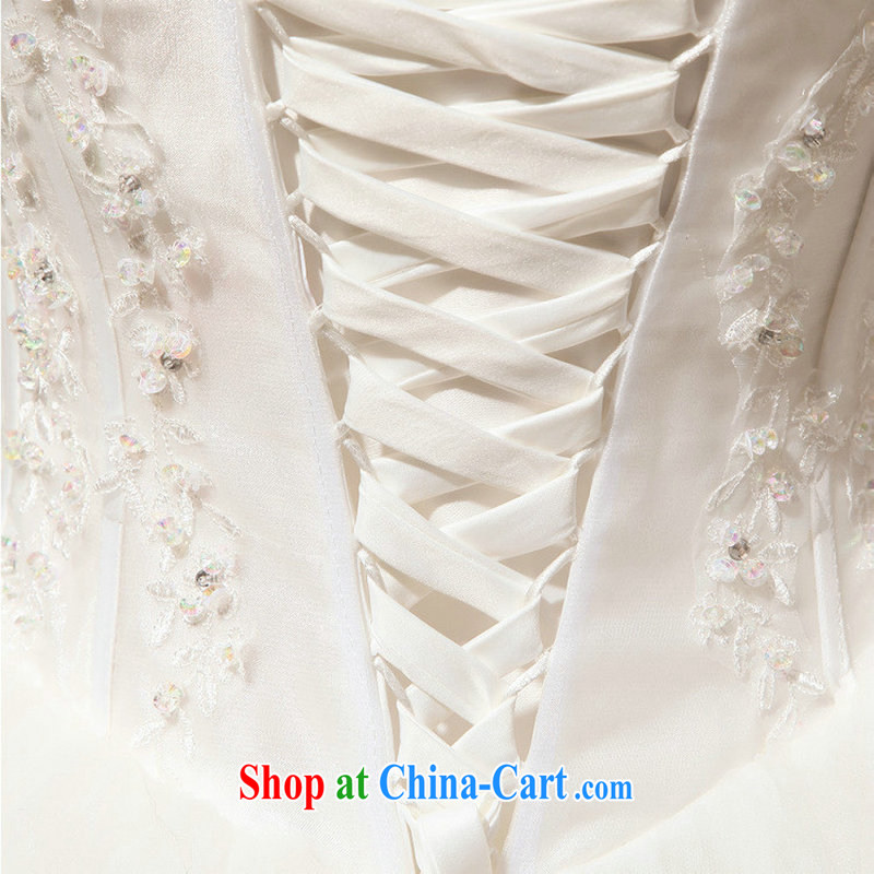 Optimize Philip Wong Yu-hong 2014 new spring and summer Korean wiped his chest strap with wood drill bridal wedding dresses XS 7037 m White XL, optimize, and shopping on the Internet